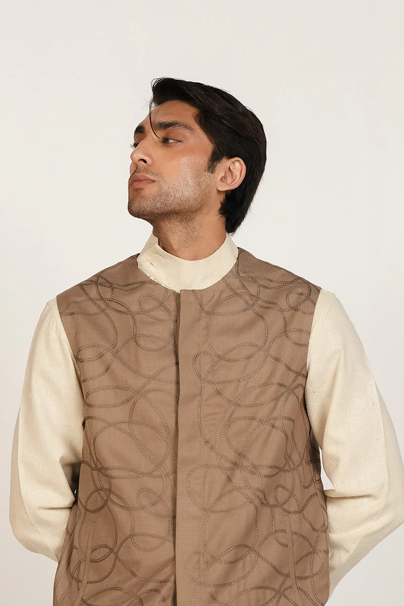 Atish Embroidered Vest (Men) - Image 4