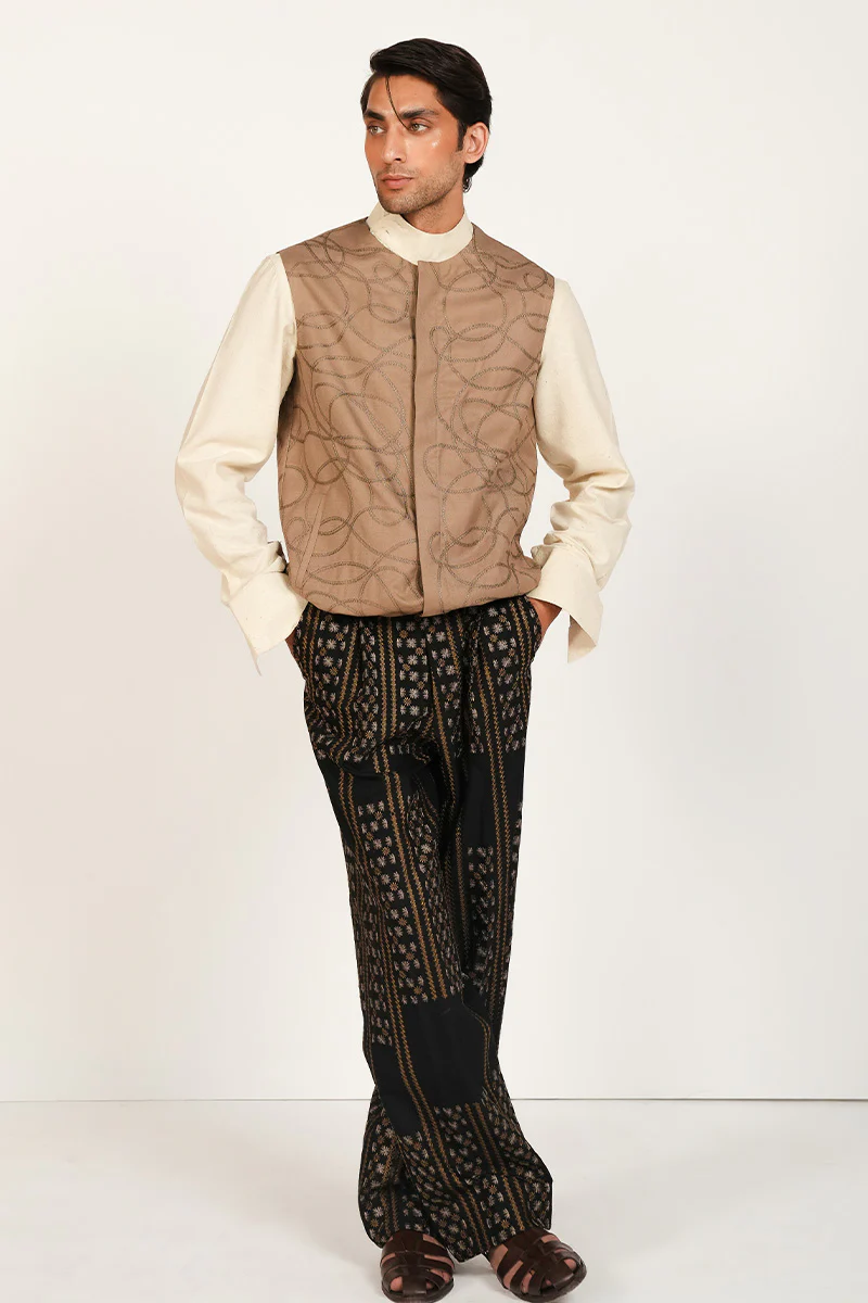Atish Embroidered Vest (Men) - Image 6
