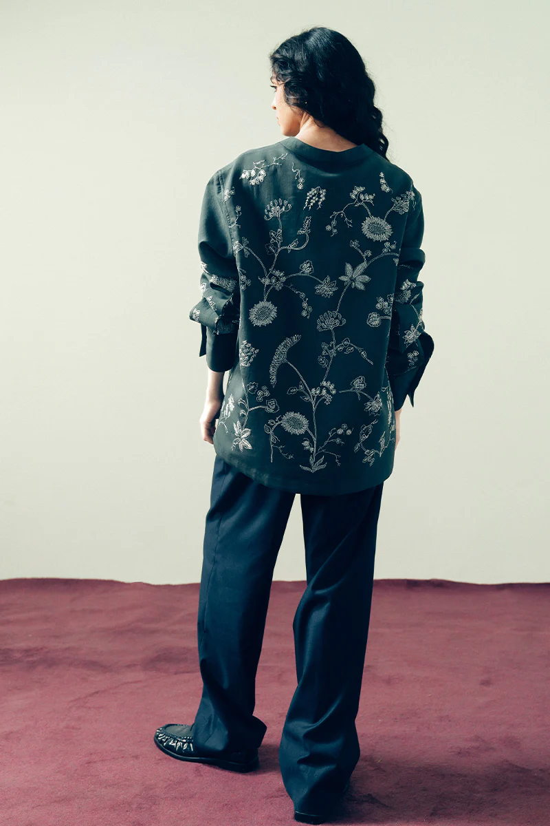 Shams Hand Embroidered Kantha Shirt (Women) - Image 6