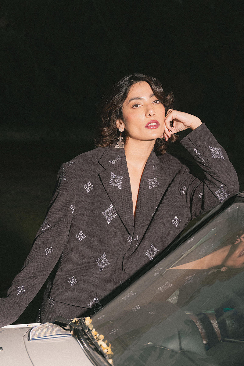 Babil Corduroy Blazer (Women) - Image 4