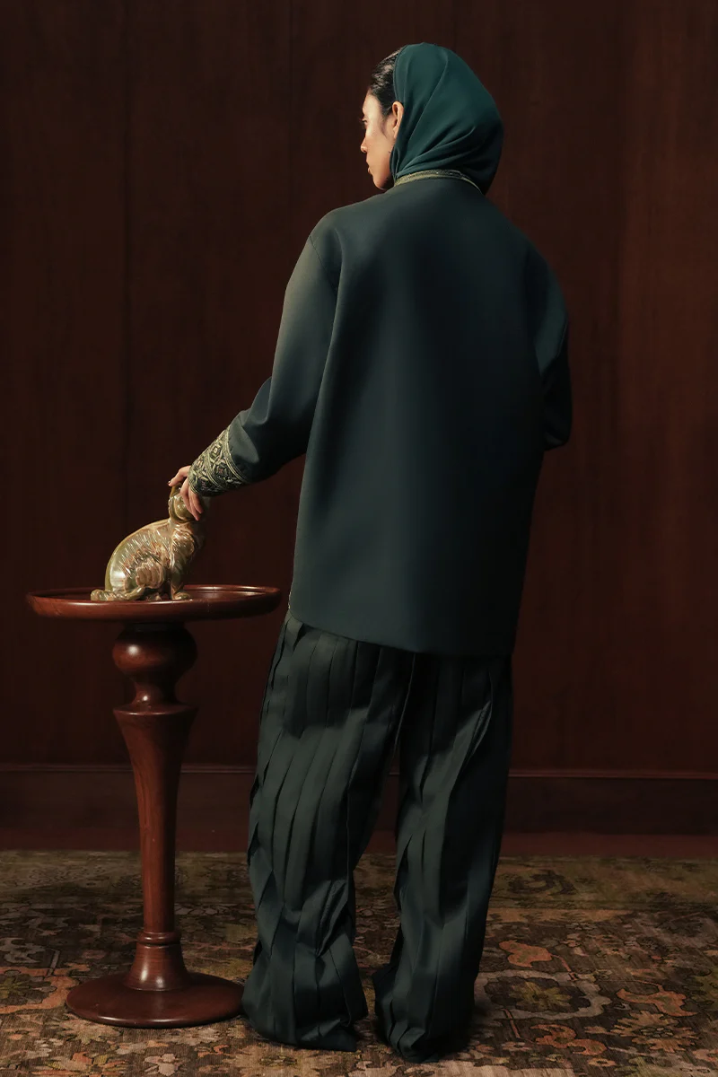 Elvan Hand Embroidered Coat - Image 5