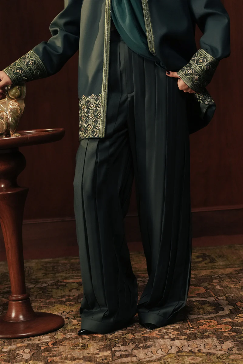 Elvan Hand Embroidered Coat - Image 6