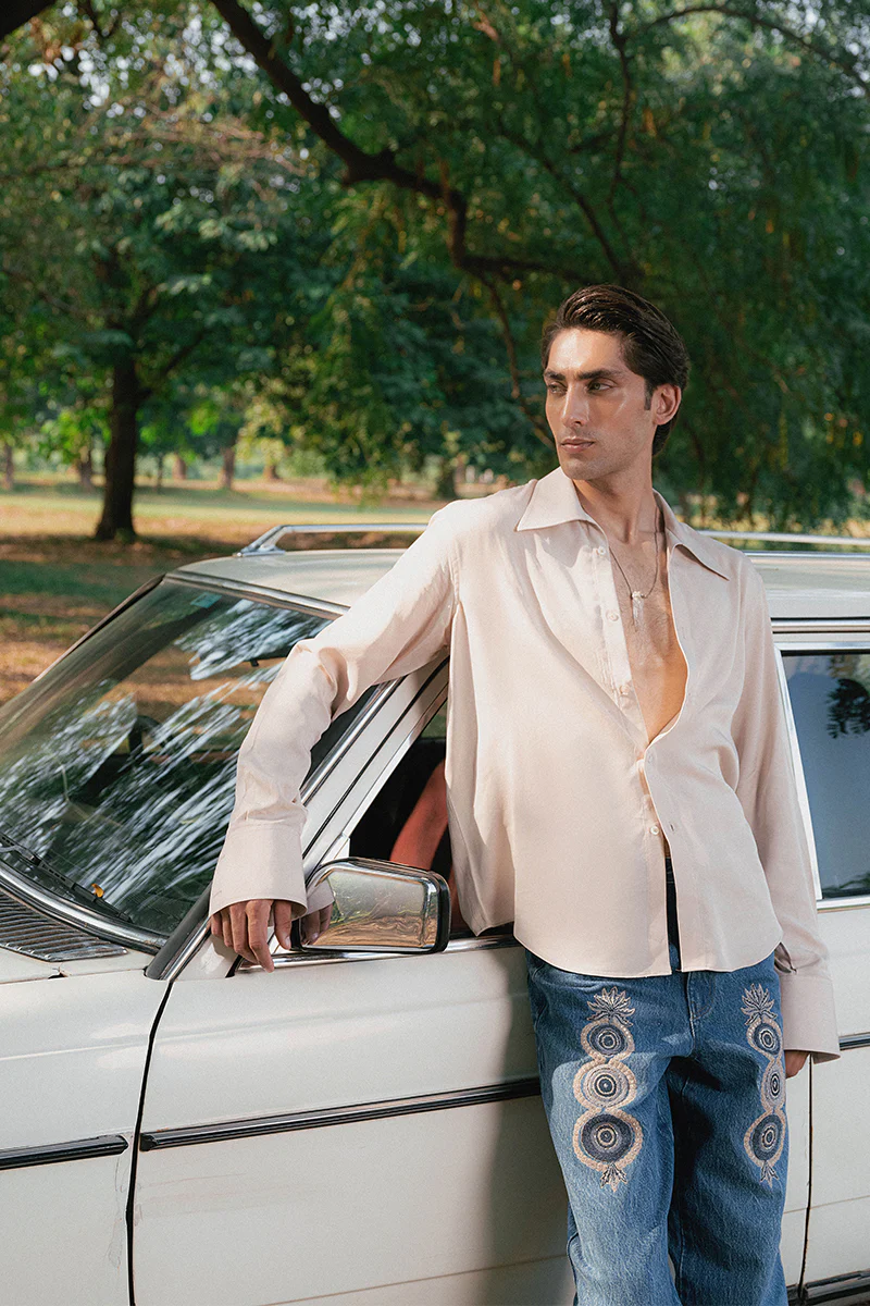 Dyrah Hand Embroidered Jeans (Men) - Image 7