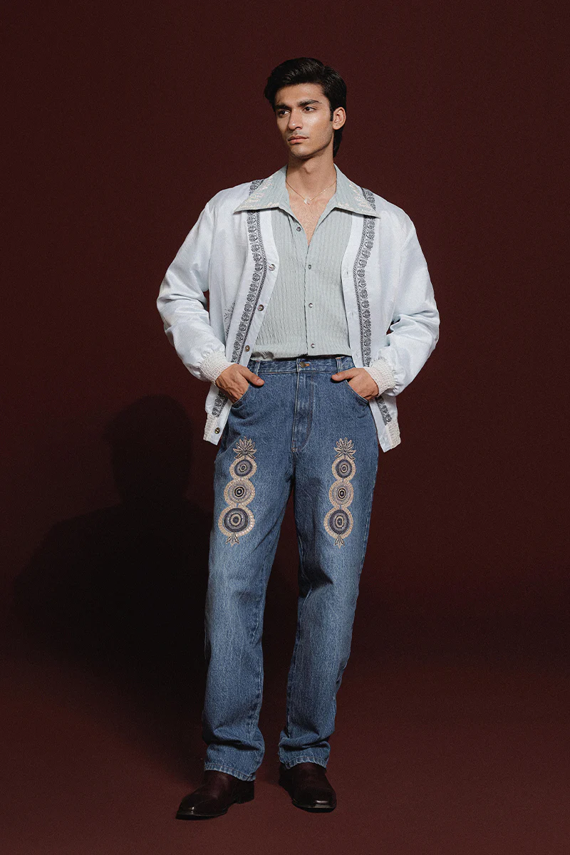 Dyrah Hand Embroidered Jeans (Men) - Image 8