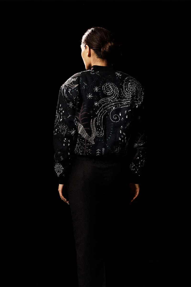 HAND CRAFTED BOMBER JACKET (Women) - Image 3