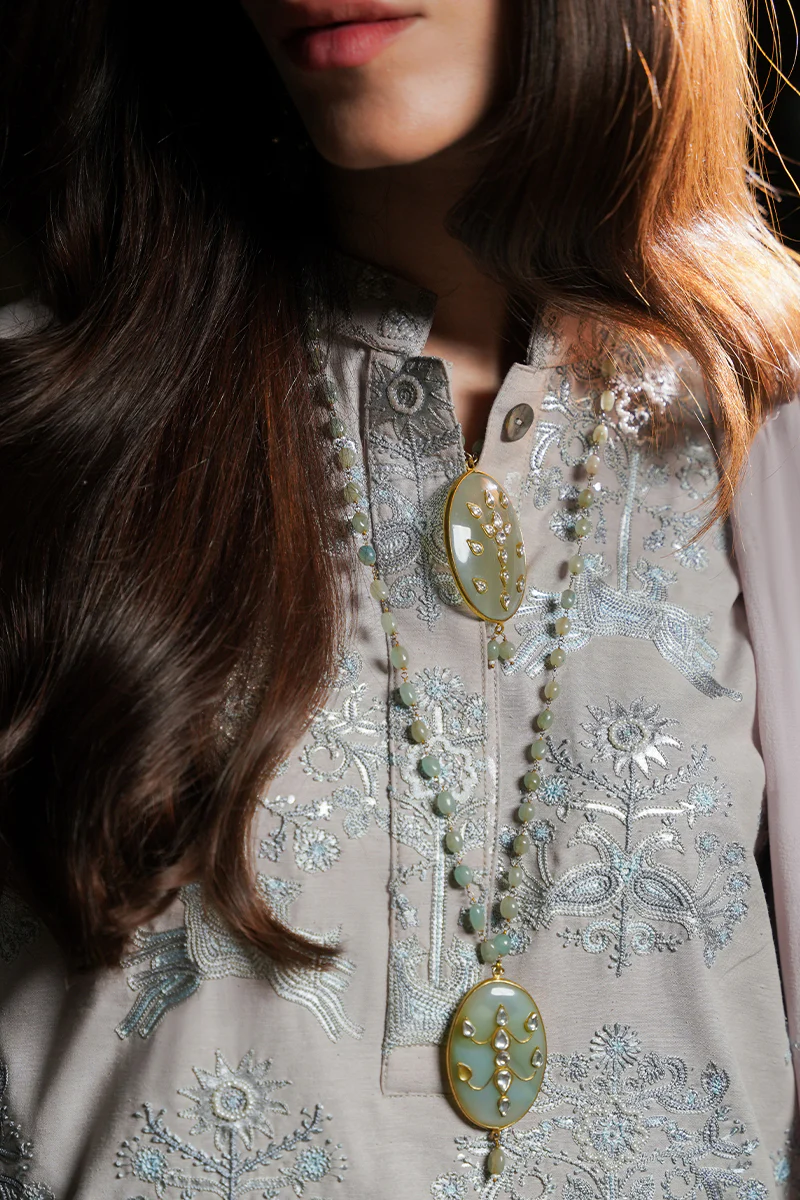 "Iris" Hand-Embroidered Set (Women) - Image 3