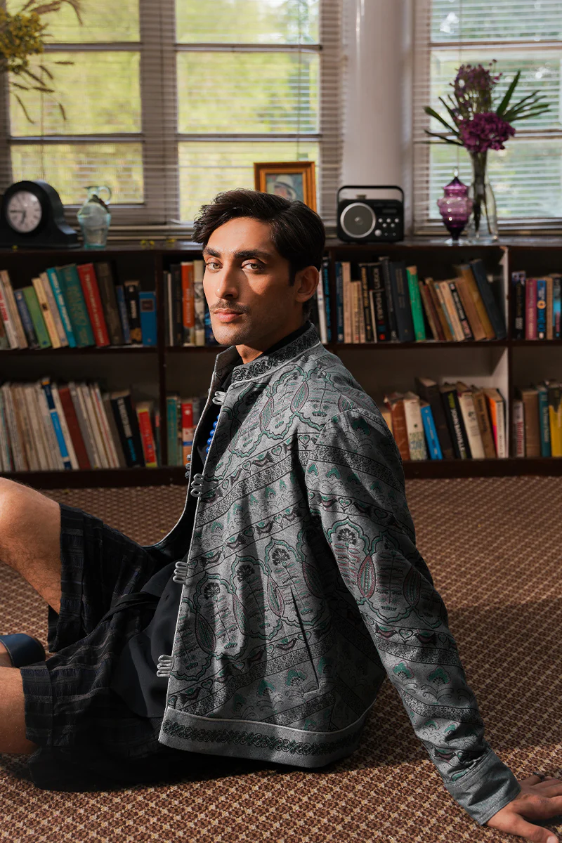 "Kaleid" Printed Shacket (Men) - Image 3