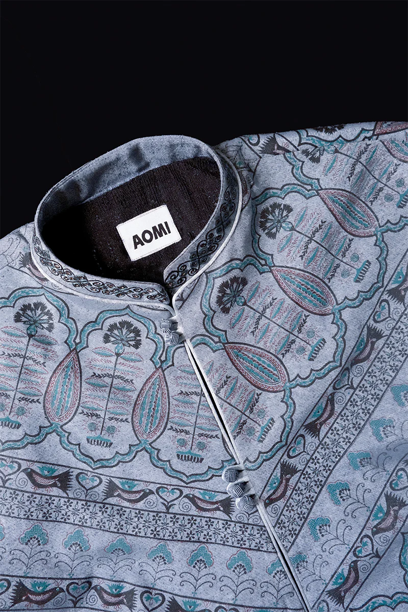 "Kaleid" Printed Shacket (Men) - Image 6