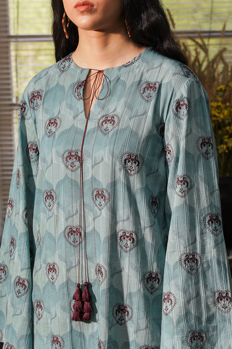 "Love Bird" Print and Embroidery Dress (Women) - Image 3