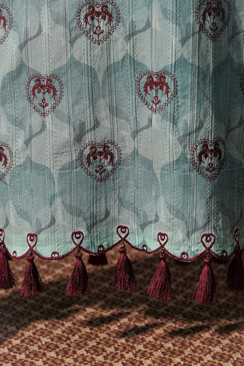 "Love Bird" Print and Embroidery Dress (Women) - Image 4