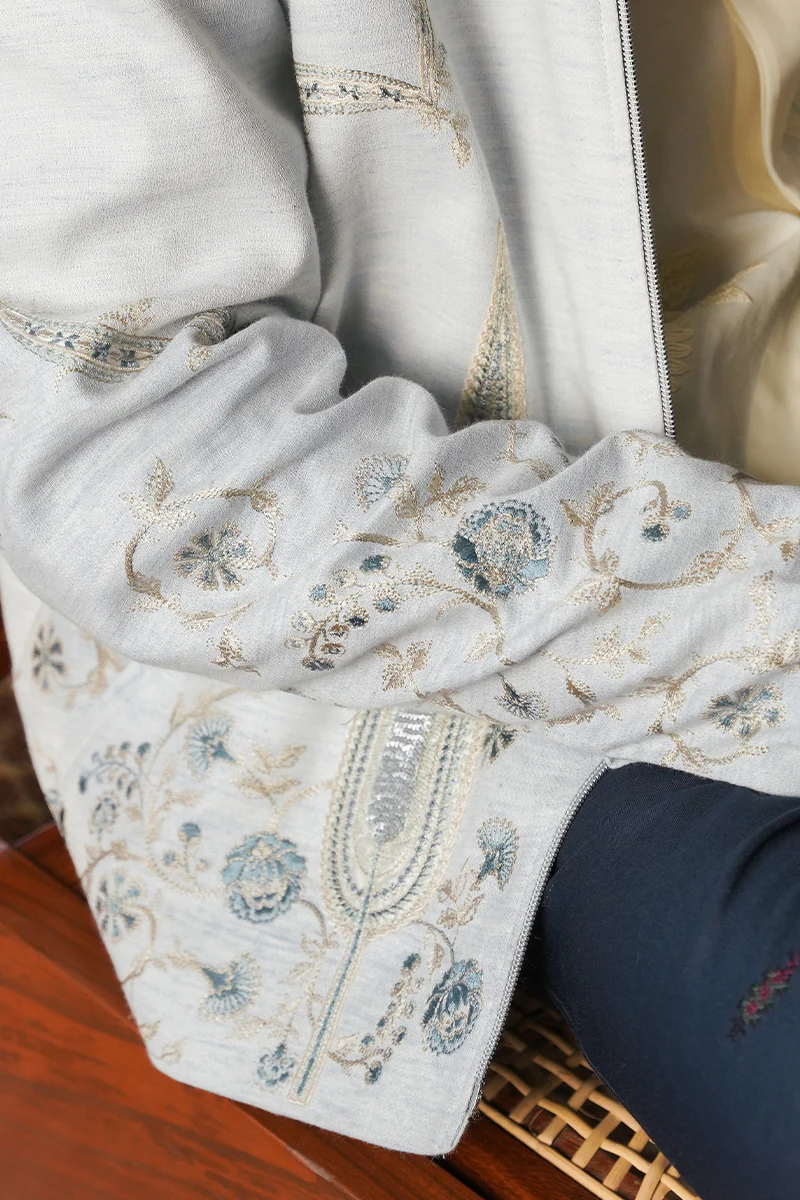 "Mahal" Embroidered Trucker Jacket (Women) - Image 3