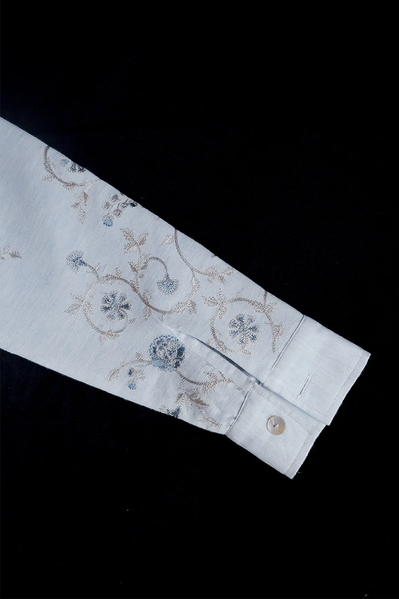 "Mahal" Embroidered Trucker Jacket (Women) - Image 6