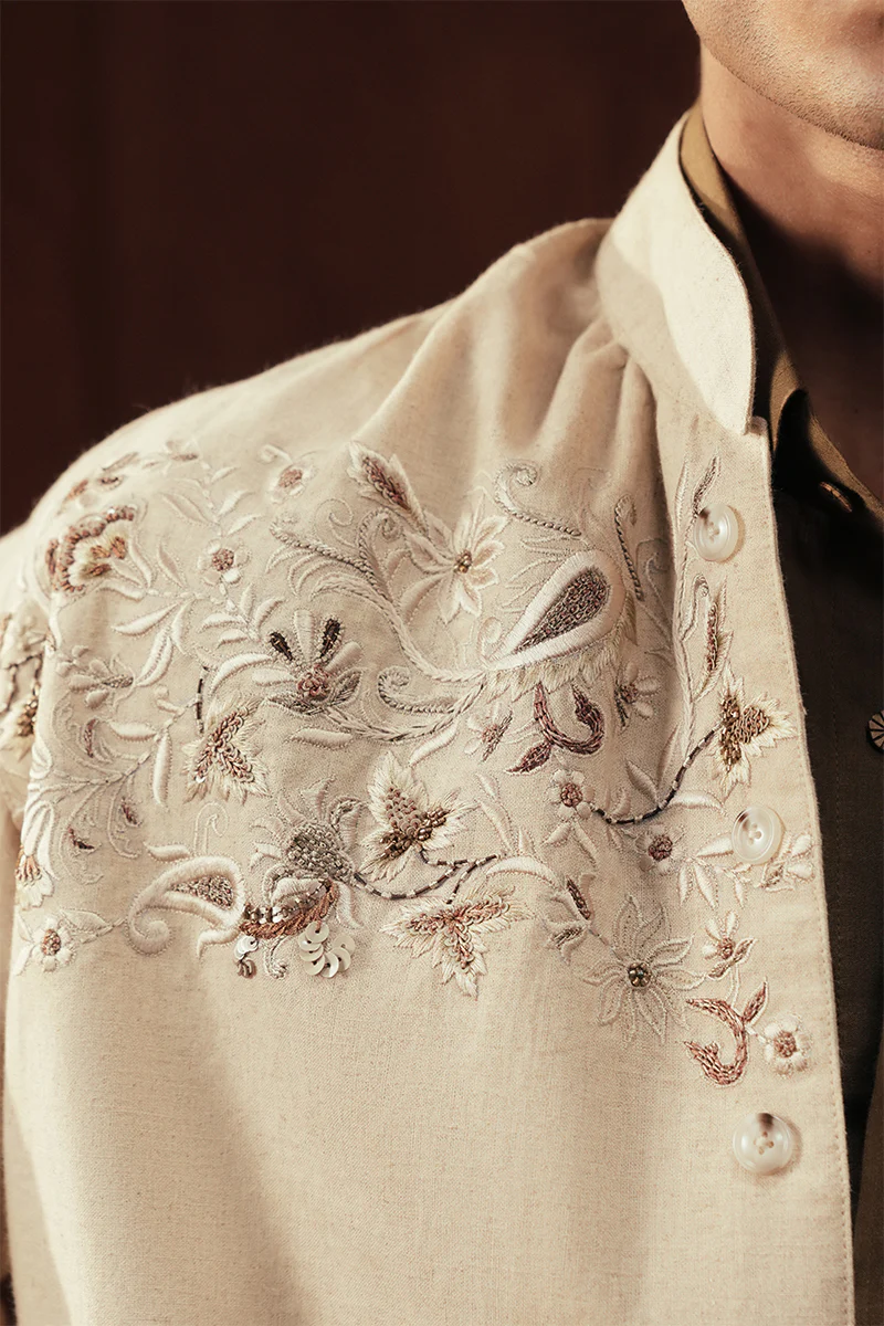 Malti Hand Embellished Jacket - Image 3