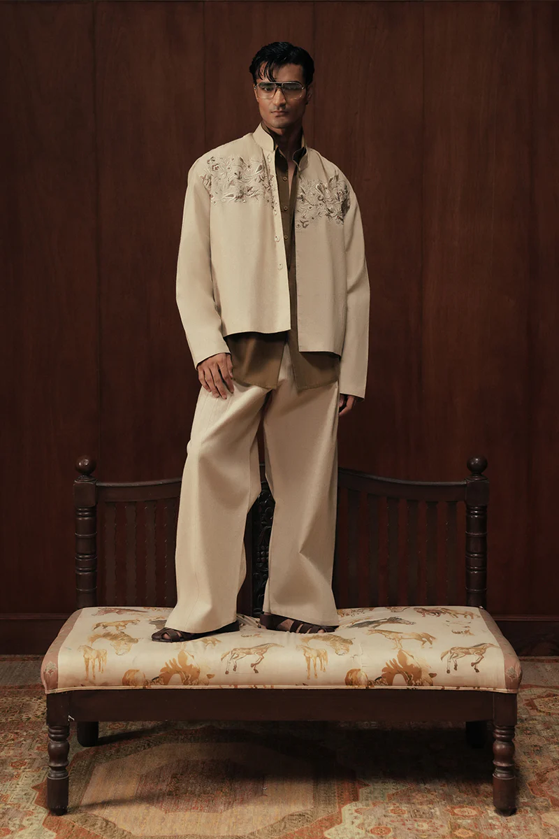 Malti Hand Embellished Jacket - Image 4