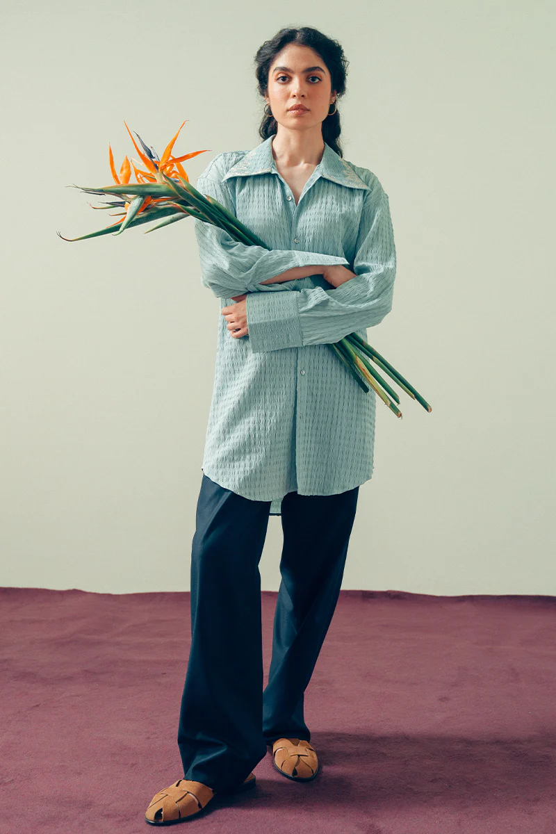 Zinnia Embroidered Shirt (Women) - Image 4