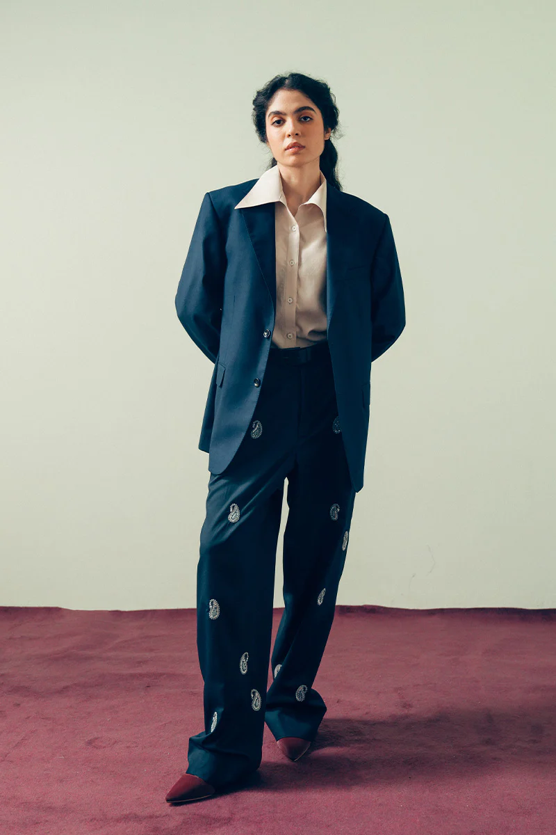 Mukesh Hand Embroidered Trousers (Women) - Image 3