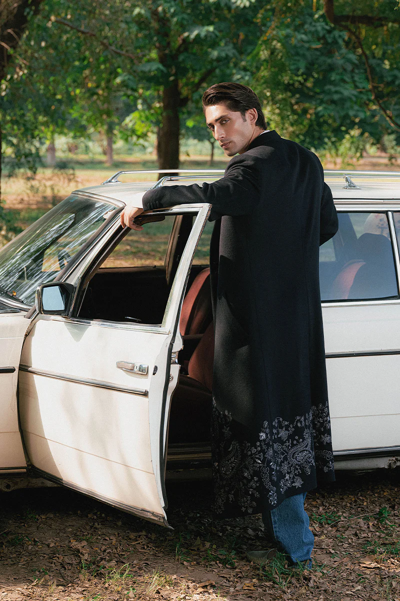 Jahaan Hand Embroidered Coat (Men) - Image 4