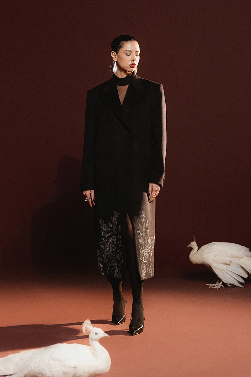 Jahaan Hand Embroidered Coat (Women) - Image 8