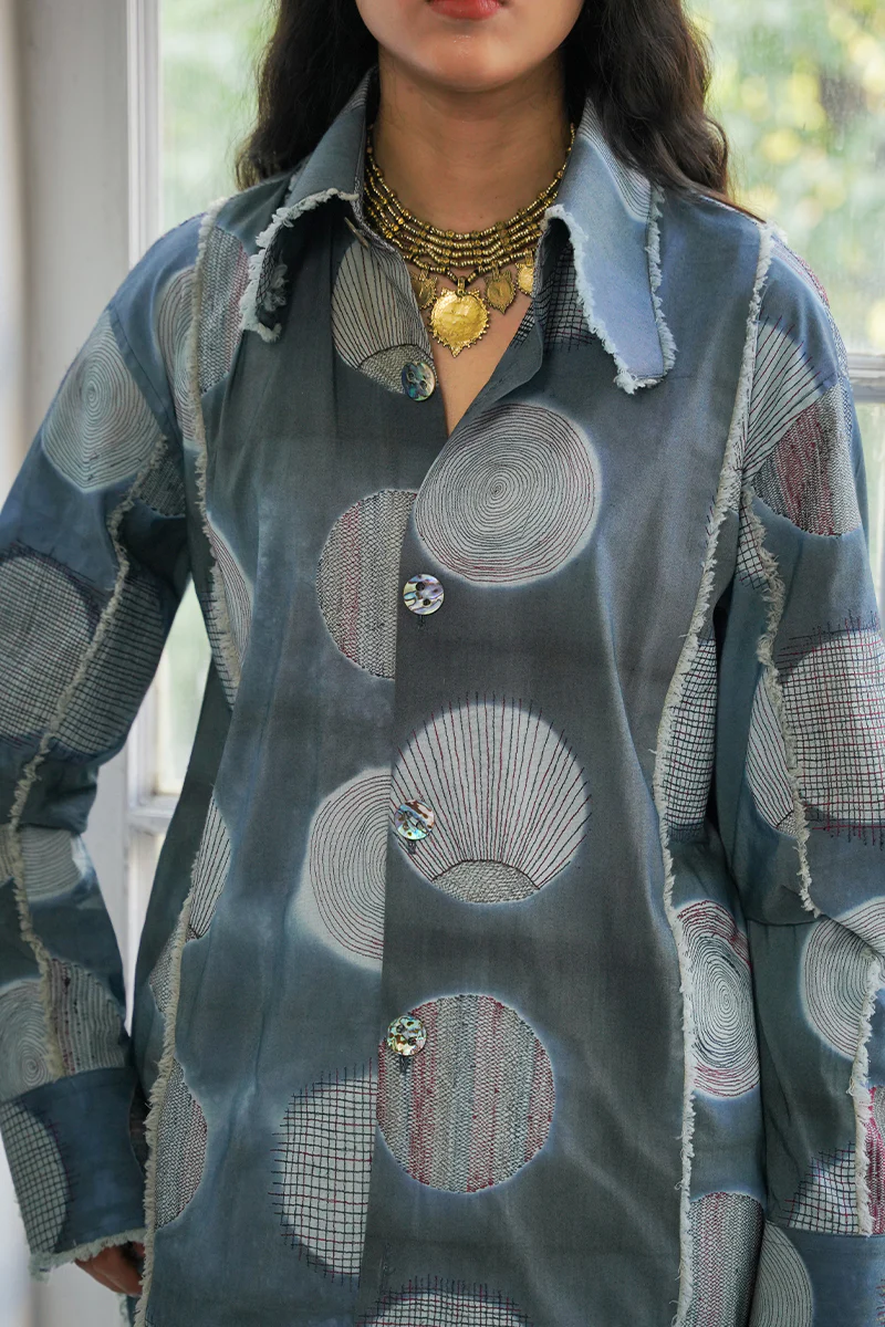 “Trip” Embroidered Shirt (Women) - Image 3