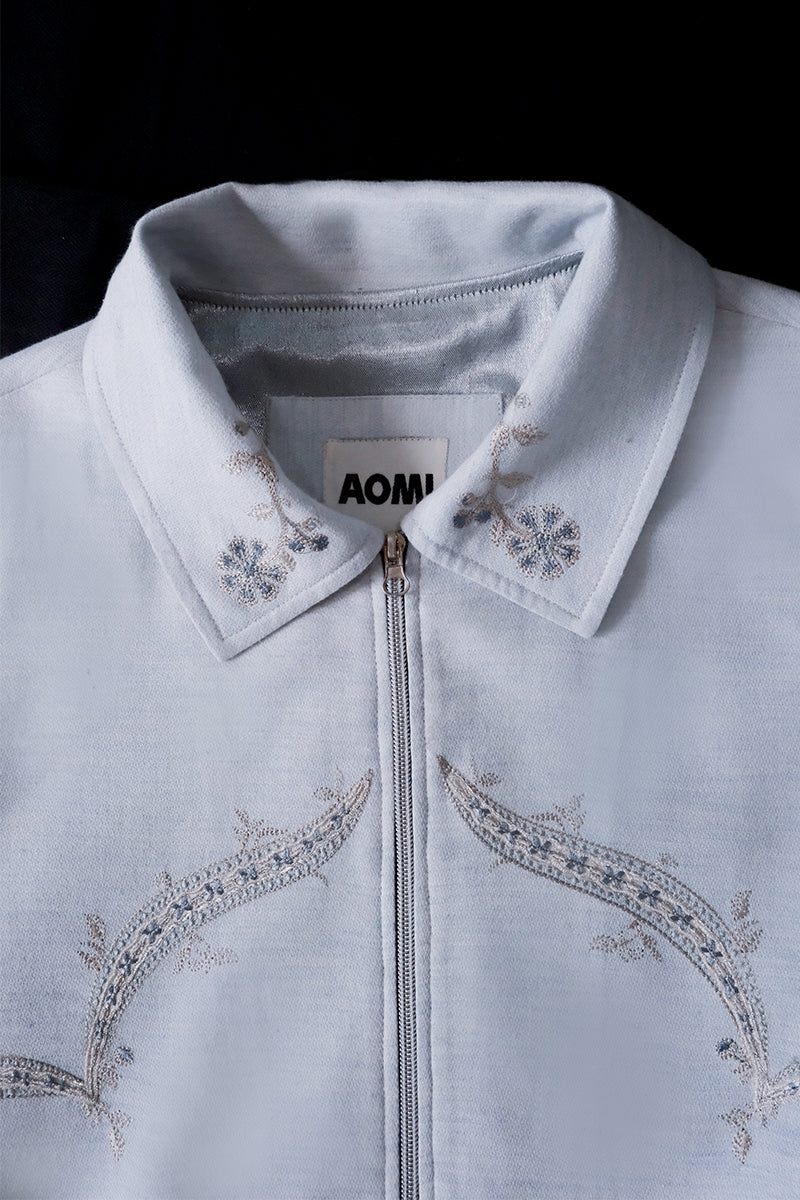 "Mahal" Embroidered Trucker Jacket (Men) - Image 5