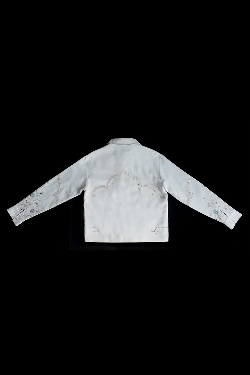 "Mahal" Embroidered Trucker Jacket (Men) - Image 8