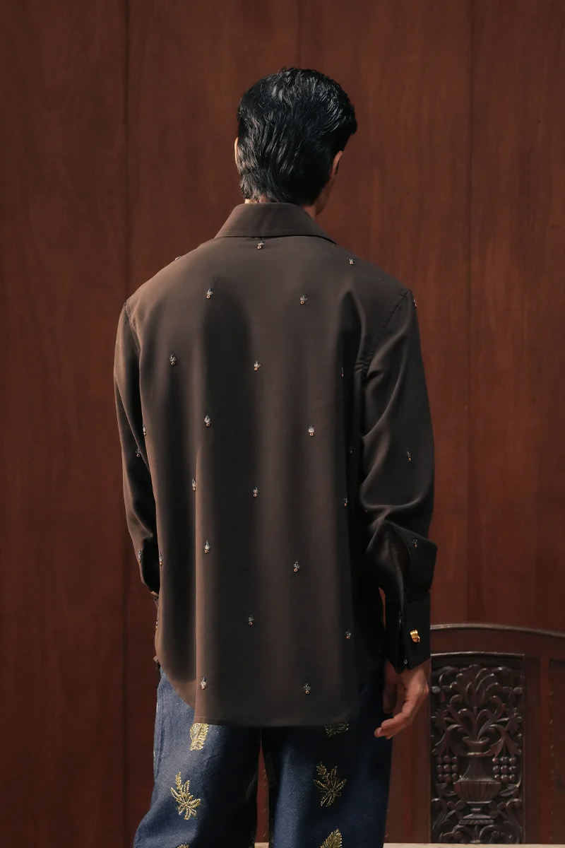 Aarna  Hand Embellished Shirt - Image 4